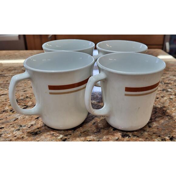 Corelle by Corning Cinnamon Or Chestnut Pattern (Set of 4) Mugs - Picture 2 of 16